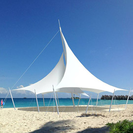 廣場(chǎng)景觀膜結(jié)構(gòu)展示三